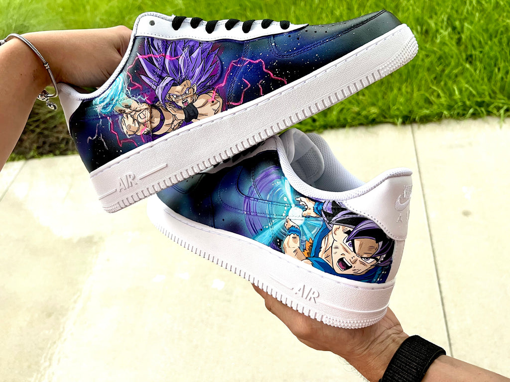 1-of-1 Dragon Ball Z Hand-Painted Nike Air Force 1 | Collector Art Shoes | Men’s 11.5