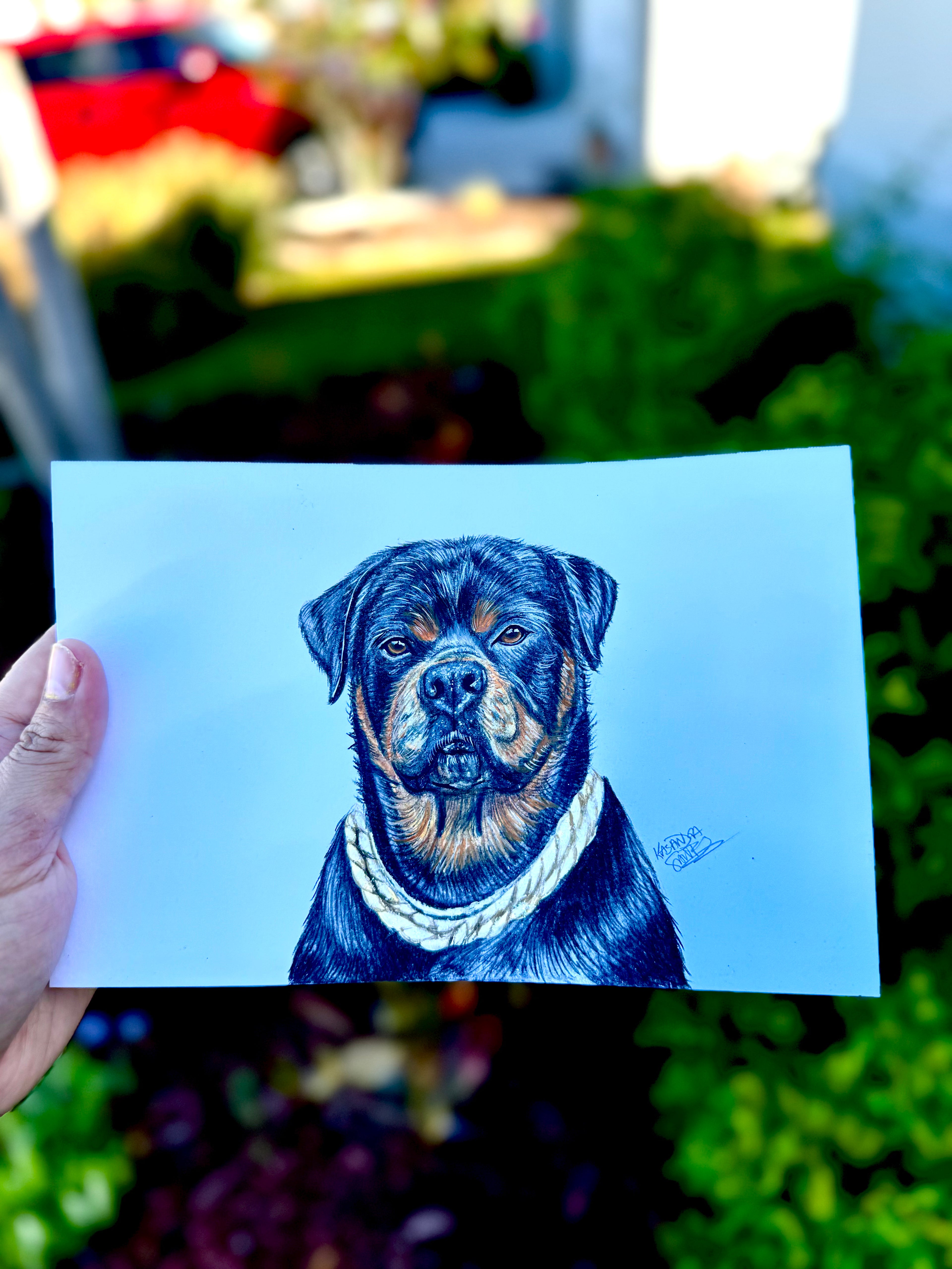 Myke Towers Pup — Original Puerto Rican Pop Culture Dog Art | 5.5 × 8.5