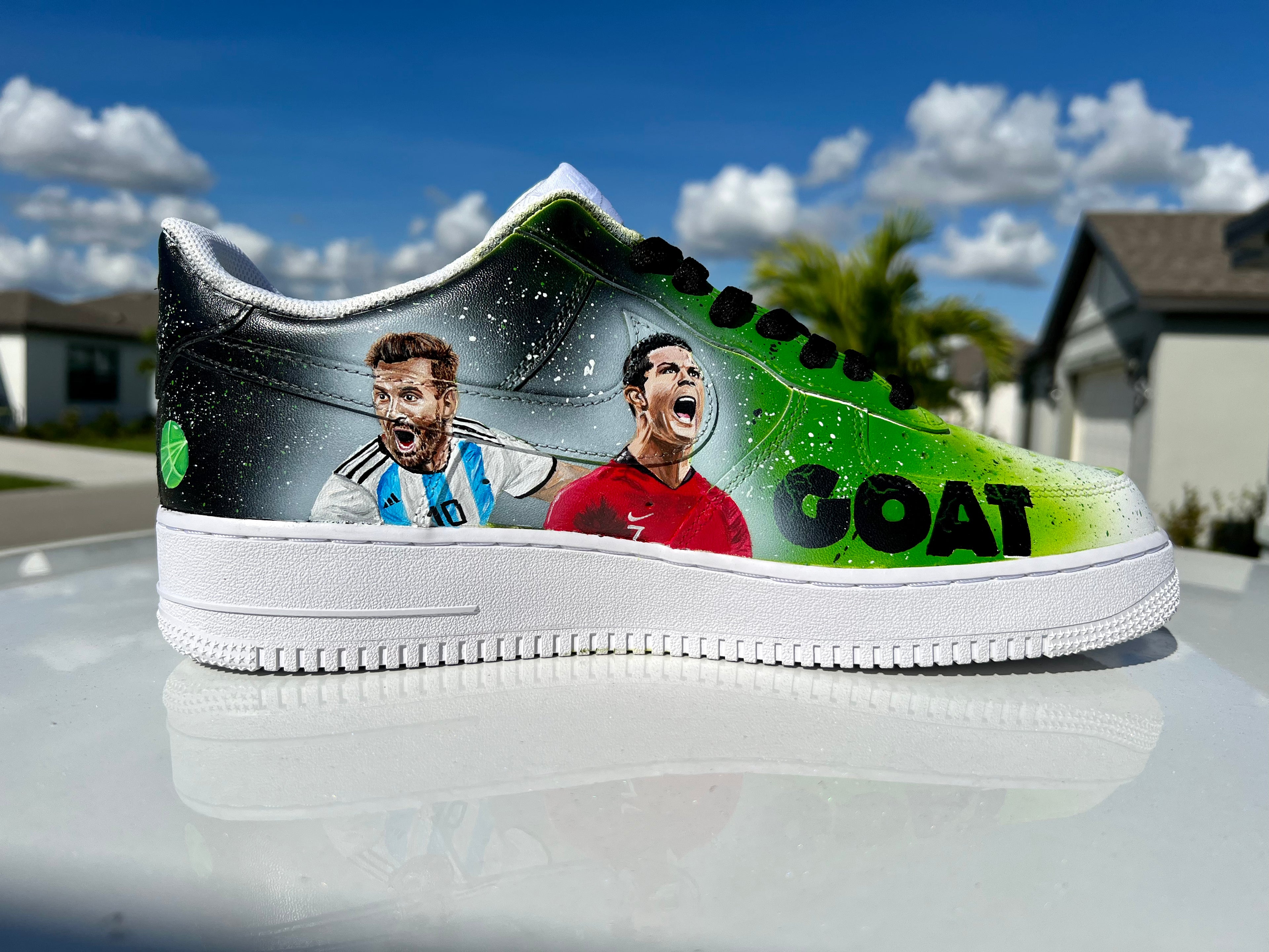 The GOAT Shoes — 1-of-1 Hand-Painted Sports Legends Collector Sneakers