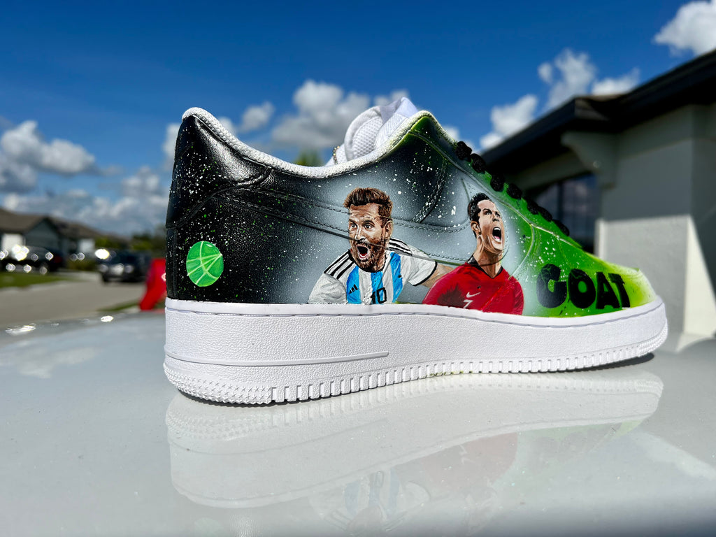 The GOAT Shoes — 1-of-1 Hand-Painted Sports Legends Collector Sneakers