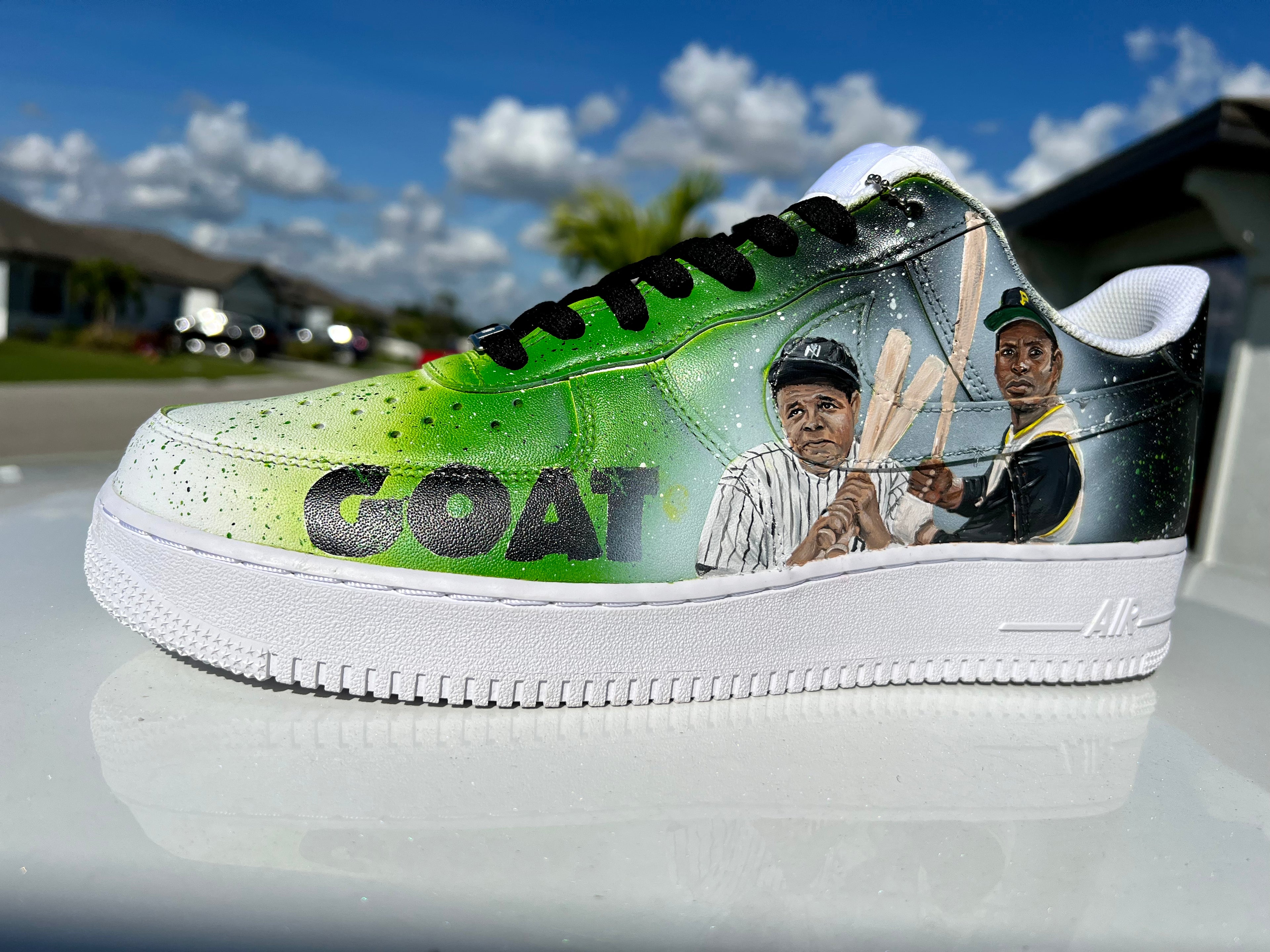 The GOAT Shoes — 1-of-1 Hand-Painted Sports Legends Collector Sneakers