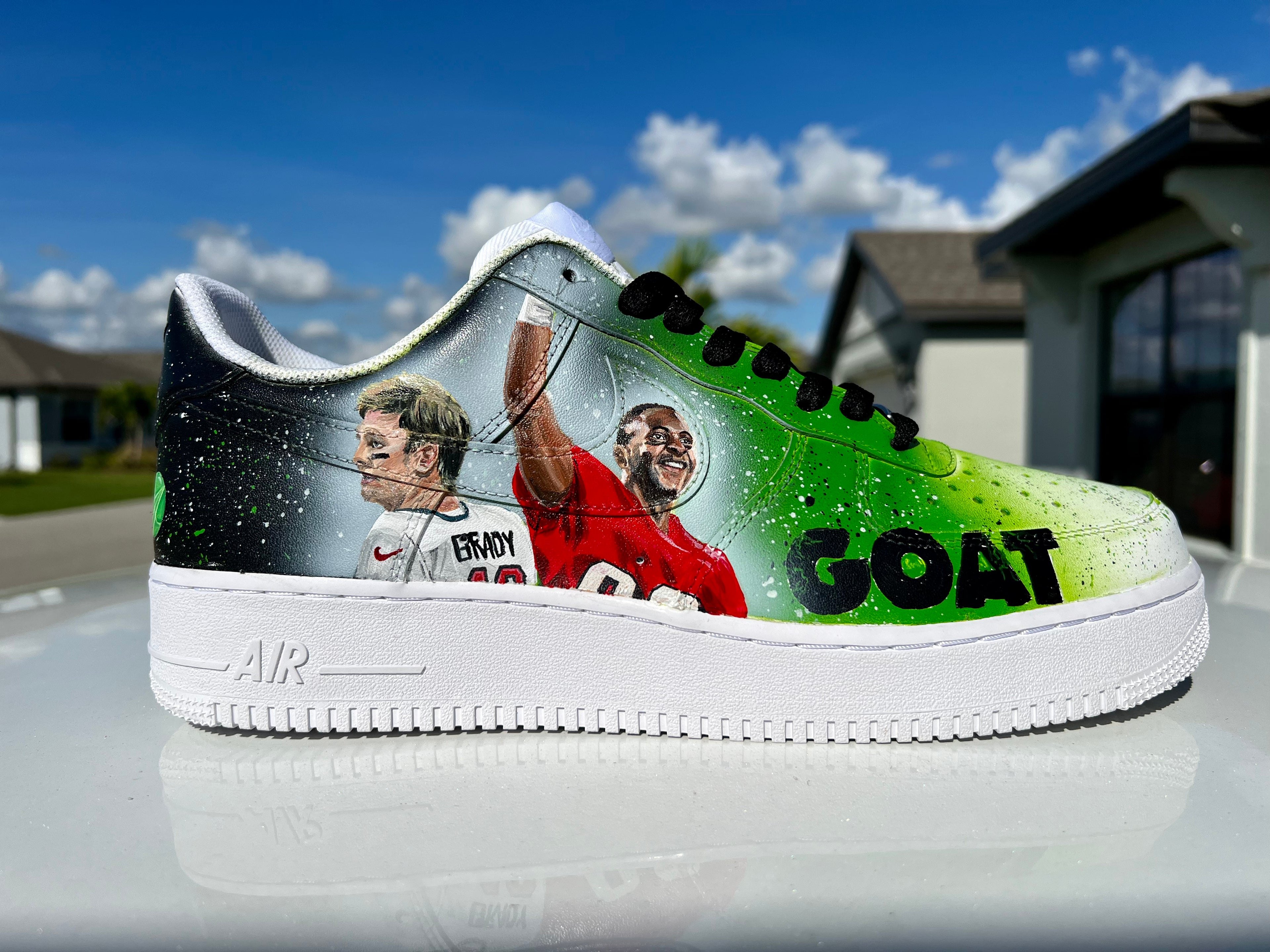 The GOAT Shoes — 1-of-1 Hand-Painted Sports Legends Collector Sneakers