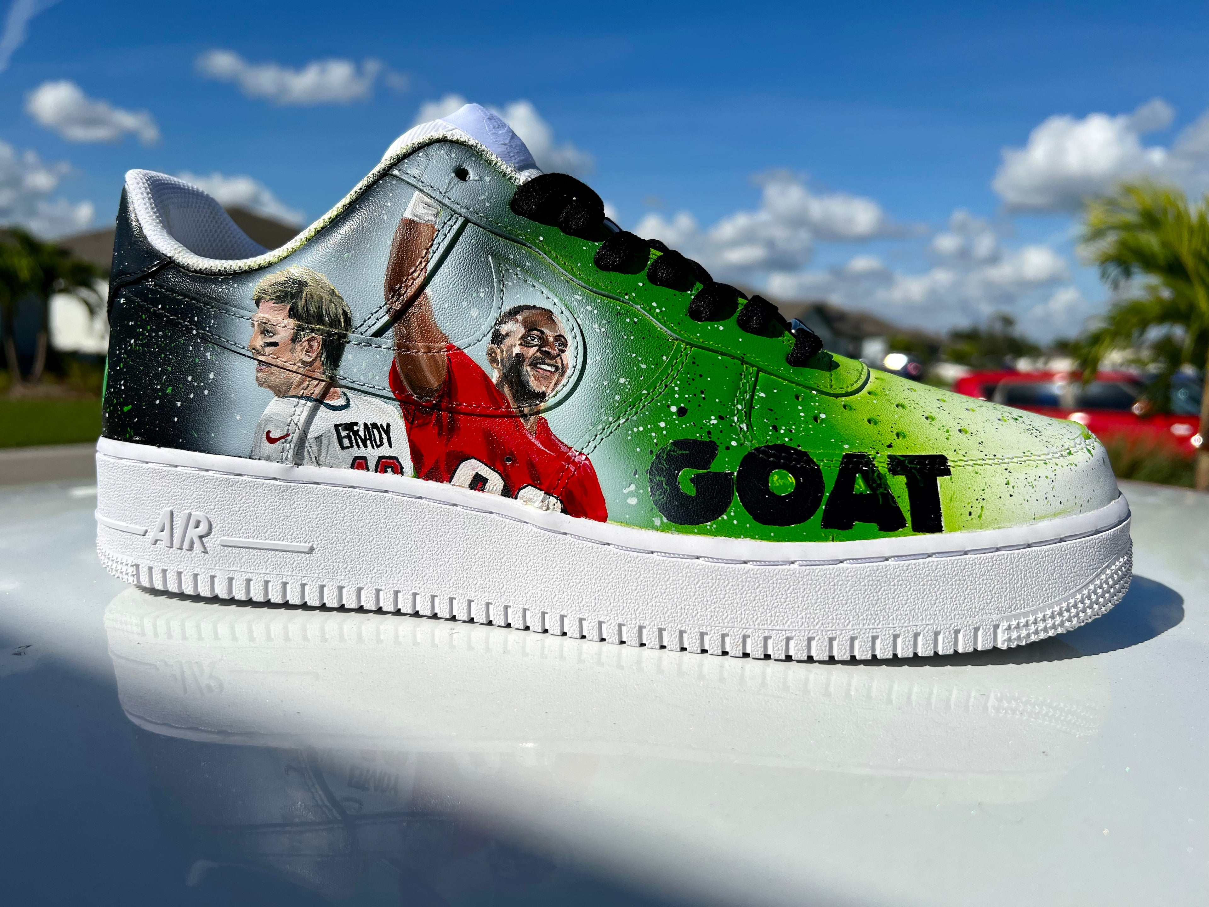 The GOAT Shoes — 1-of-1 Hand-Painted Sports Legends Collector Sneakers