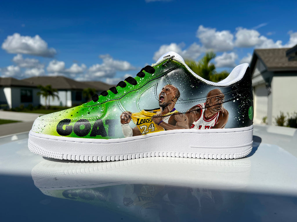 The GOAT Shoes — 1-of-1 Hand-Painted Sports Legends Collector Sneakers