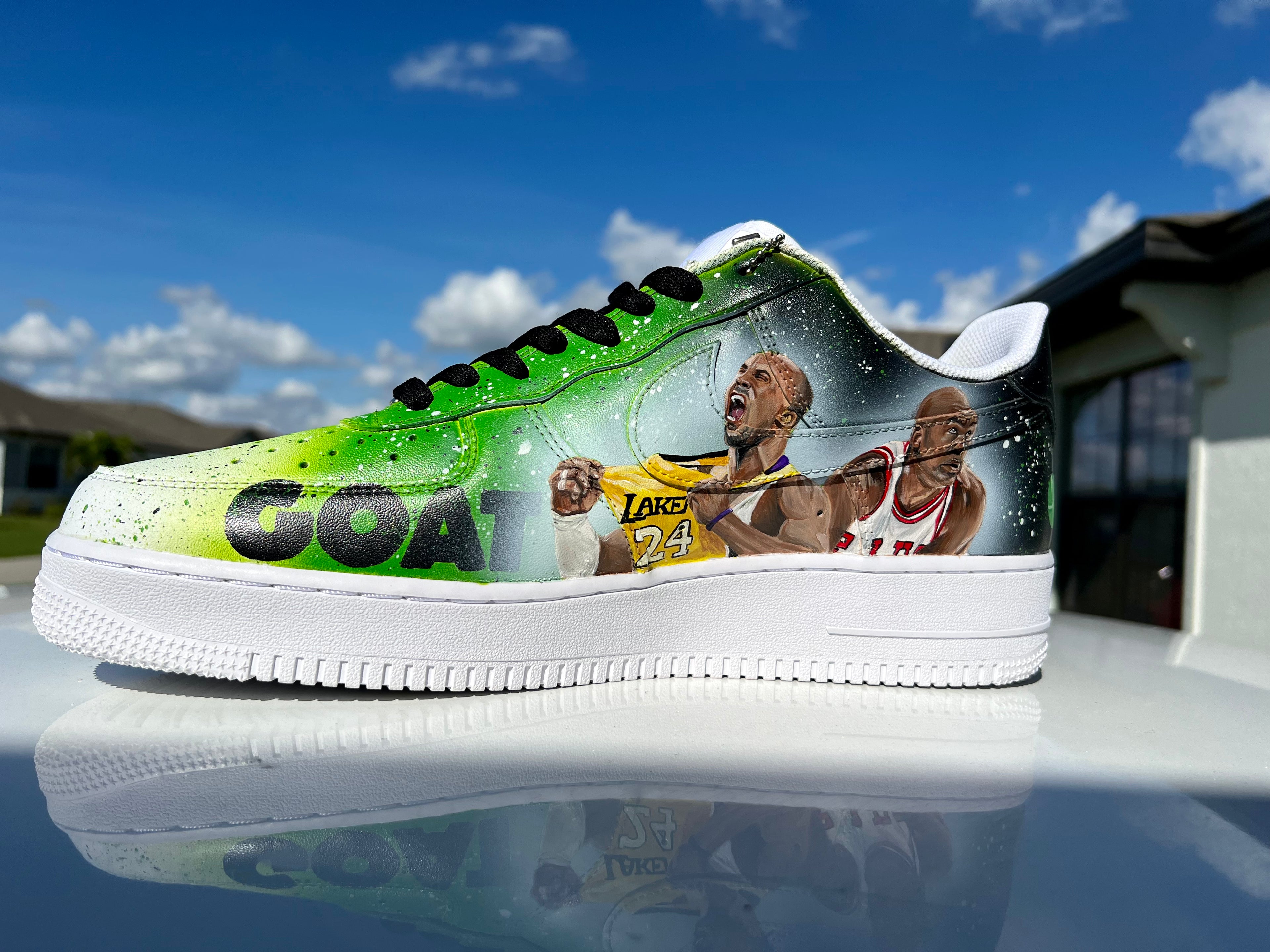 The GOAT Shoes — 1-of-1 Hand-Painted Sports Legends Collector Sneakers