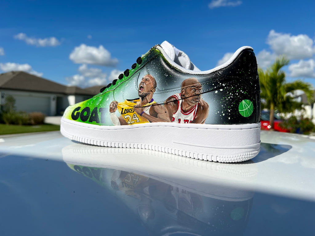 The GOAT Shoes — 1-of-1 Hand-Painted Sports Legends Collector Sneakers