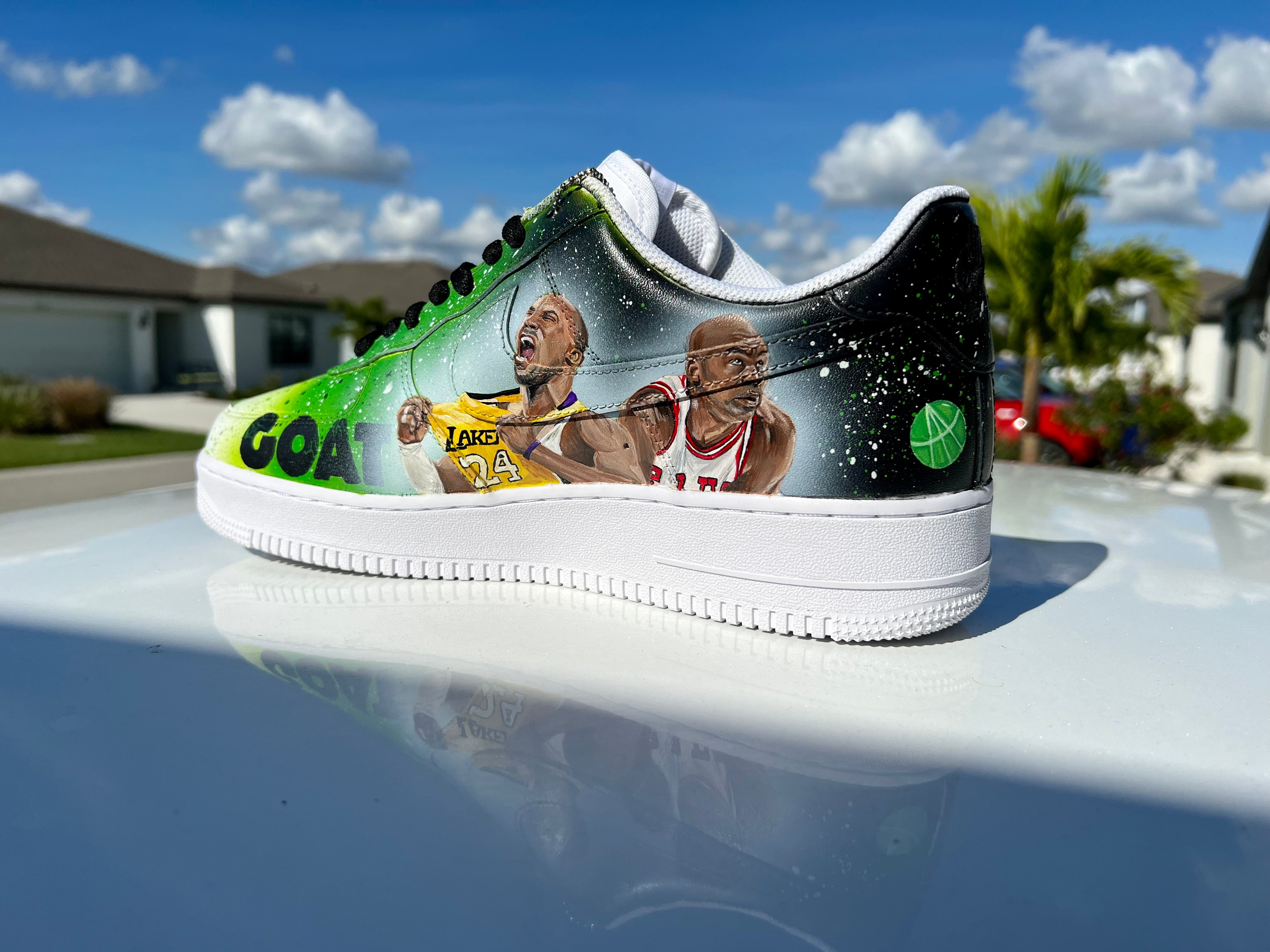 The GOAT Shoes — 1-of-1 Hand-Painted Sports Legends Collector Sneakers