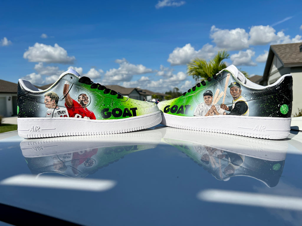 The GOAT Shoes — 1-of-1 Hand-Painted Sports Legends Collector Sneakers