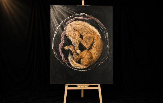 Genesis Collection | Foal Original Animal Painting