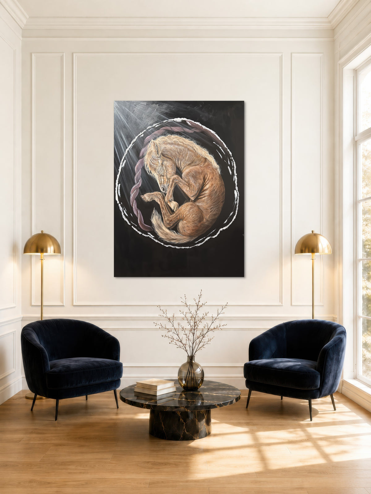 Genesis Collection | Foal Original Animal Painting