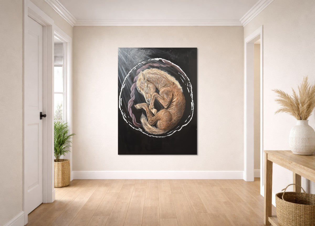 Genesis Collection | Foal Original Animal Painting